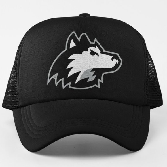 Other - NEW Northern Illinois Huskies Head Logo Foam Trucker Snapback Hat BLACK